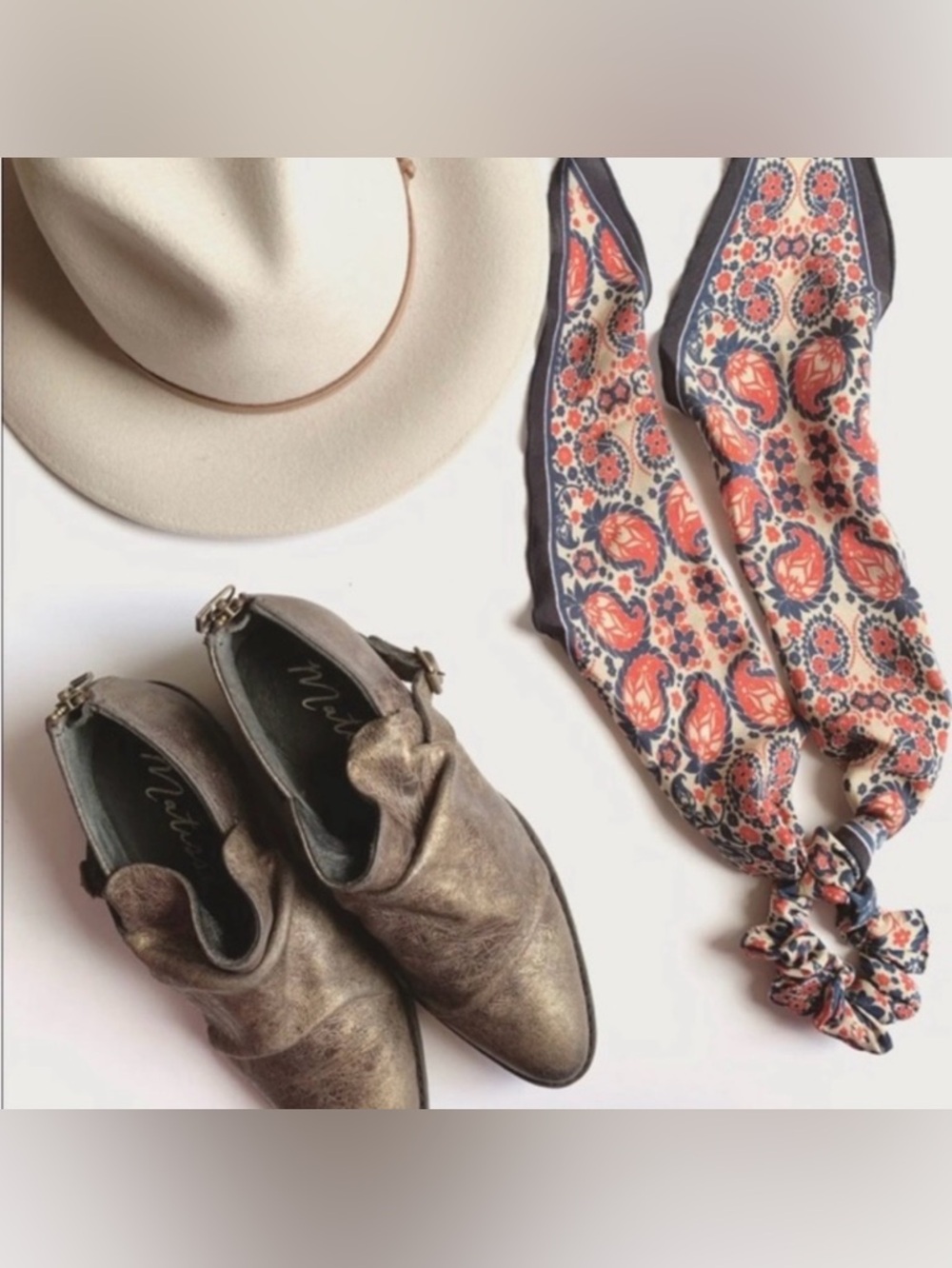 Free People Matisse Bronze Wills Western Boot